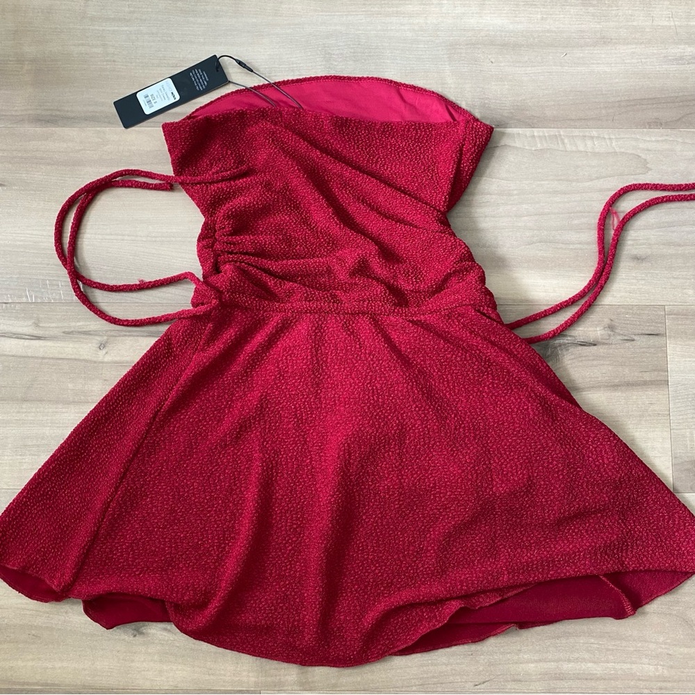 Fashion Nova Red Mini Dress - Picture 3 of 4